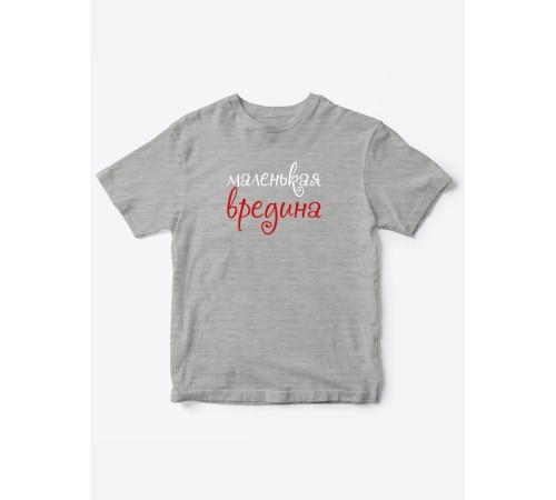 Прикольные футболки для мальчика и для девочки Вредина | Клевые детские футболки с принтами
