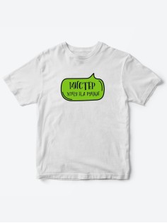 Прикольные футболки для мальчика Мистер На ручки | Клевые детские футболки с необычными принтами