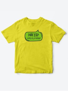 Прикольные футболки для мальчика Мистер На ручки | Клевые детские футболки с необычными принтами
