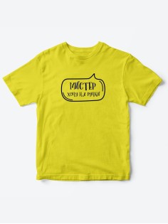 Прикольные футболки для мальчика Мистер На ручки | Клевые детские футболки с необычными принтами