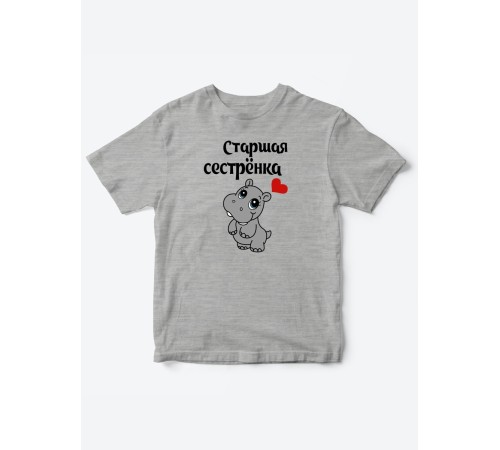 Прикольные футболки для мальчика и для девочки Старшая сестра | Клевые детские футболки с принтами