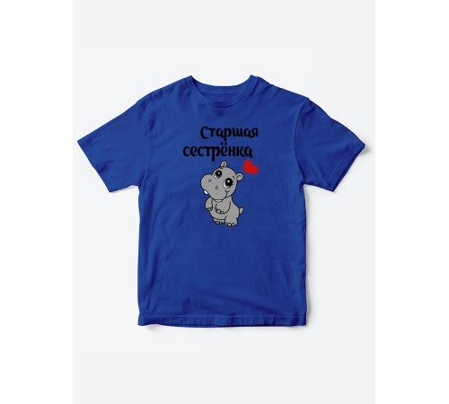 Прикольные футболки для мальчика и для девочки Старшая сестра | Клевые детские футболки с принтами