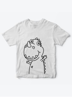 Прикольные футболки для мальчика и для девочки Дино | Клевые детские футболки с необычными принтами