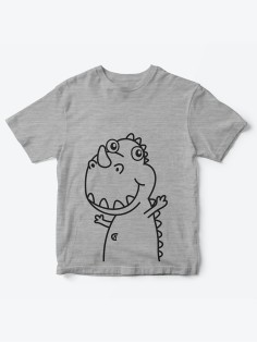 Прикольные футболки для мальчика и для девочки Дино | Клевые детские футболки с необычными принтами