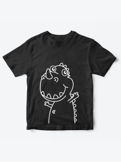 Прикольные футболки для мальчика и для девочки Дино | Клевые детские футболки с необычными принтами