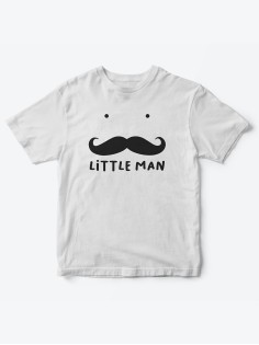 Прикольные футболки для мальчика и для девочки Усы | Клевые детские футболки с необычными принтами