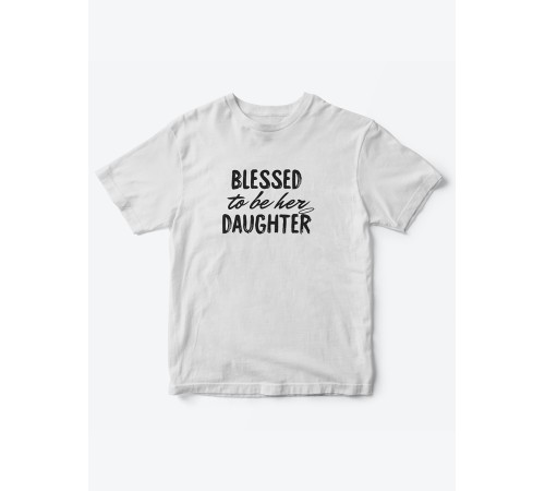 Футболки для всей семьи с крутым принтом "Blessed to be" | Фэмили лук для семьи | Футболки Family