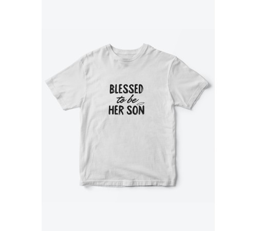 Футболки для всей семьи с крутым принтом "Blessed to be" | Фэмили лук для семьи | Футболки Family