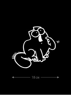 Смешная наклейка на машину или на мотоцикл | Белая (черная) наклейка для авто с прикольной надписью