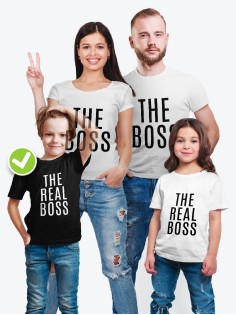 Семейные футболки с классным текстом Super family / Классная семейная одежда