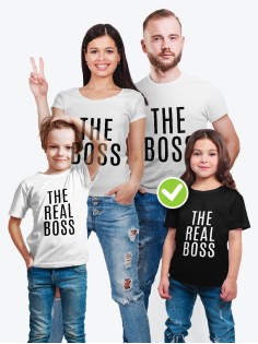 Семейные футболки с классным текстом Super family / Классная семейная одежда