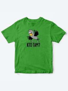 Детские футболки для мальчика и девочки с надписью Кто там? / Детская одежда со смешным принтом