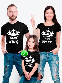 Футболки Family Look для всей семьи Prince | Футболки Фэмили Лук