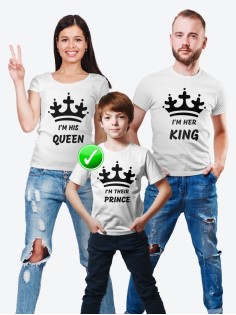 Футболки Family Look для всей семьи Prince | Футболки Фэмили Лук