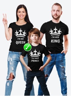 Футболки Family Look для всей семьи Prince | Футболки Фэмили Лук