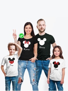 Футболка из комплекта Family Look Микки Маус | Футболки Фэмили Лук для всей семьи в одном стиле