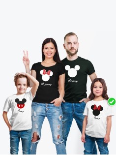 Футболка из комплекта Family Look Микки Маус | Футболки Фэмили Лук для всей семьи в одном стиле