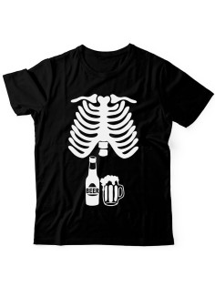 Прикольная футболка с принтом "Скелет" | Мужская оригинальная и стильная футболка