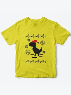 Детская футболка с рисунком Динозаврик | Футболка для детей с прикольным принтом