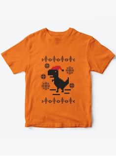 Детская футболка с рисунком Динозаврик | Футболка для детей с прикольным принтом