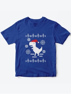 Детская футболка с рисунком Динозаврик | Футболка для детей с прикольным принтом