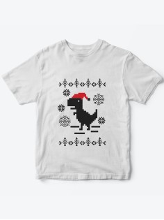 Детская футболка с рисунком Дино | Футболка для детей с прикольным принтом