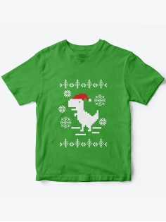 Детская футболка с рисунком Дино | Футболка для детей с прикольным принтом