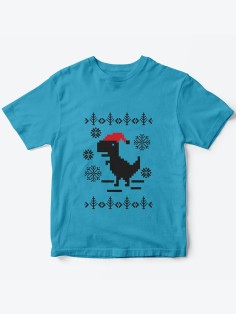 Детская футболка с рисунком Дино | Футболка для детей с прикольным принтом