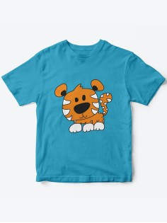 Детская футболка с рисунком Тигренок  | Футболка для детей с прикольным принтом