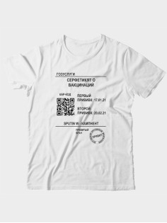 Прикольная футболка с принтом ГОЗУСЛУГИ - ПРИВИТ | Мужская оригинальная и стильная футболка