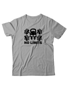 Прикольная футболка с принтом No limits | Мужская оригинальная и стильная футболка
