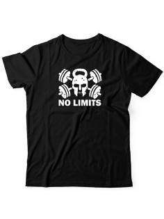 Прикольная футболка с принтом No limits | Мужская оригинальная и стильная футболка