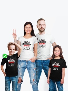 Футболка детская Family Look с принтом