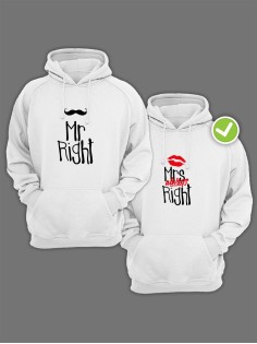 Парные худи оверсайз для влюбленных