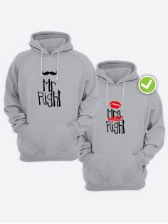 Парные худи оверсайз для влюбленных