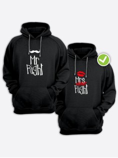 Парные худи оверсайз для влюбленных