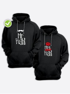 Парные худи оверсайз для влюбленных