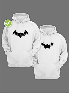 Парные худи для влюбленных оверсайз