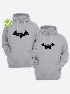 Парные худи для влюбленных оверсайз