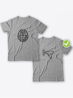 Парные футболки для парня и девушки