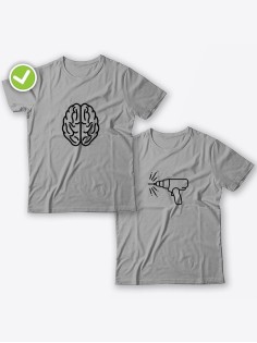 Парные футболки для парня и девушки