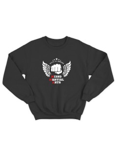 Бойцовский свитшот для тренировок и повседневной носки для бойцов ММА с принтом