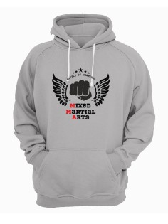 Бойцовская толстовка для тренировок и повседневной носки для бойцов ММА с принтом