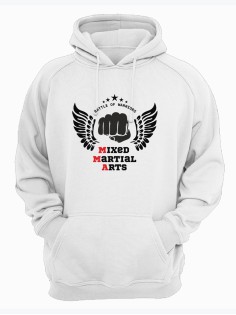 Бойцовская толстовка для тренировок и повседневной носки для бойцов ММА с принтом