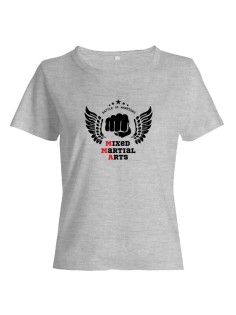 Бойцовская футболка для тренировок и повседневной носки для бойцов ММА с принтом