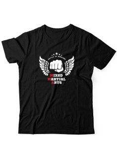 Бойцовская футболка для тренировок и повседневной носки для бойцов ММА с принтом