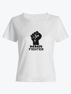 Бойцовская футболка для тренировок и повседневной носки для бойцов ММА с принтом Fighter