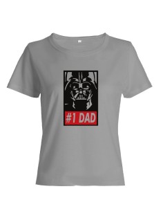 Прикольная футболка с принтом Dad #1 | Смешная и оригинальная футболка