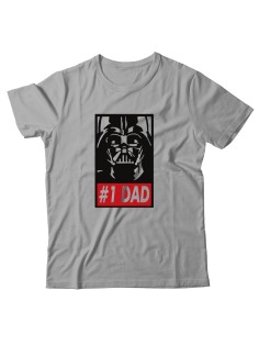 Прикольная футболка с принтом Dad #1 | Смешная и оригинальная футболка