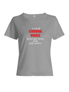 Прикольная футболка с принтом I have a corona | Смешная и оригинальная футболка